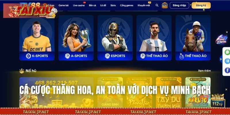 Cá cược thăng hoa, an toàn với dịch vụ minh bạch