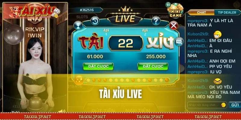 Tài Xỉu Live với Dealer người thật điều hành chân thực