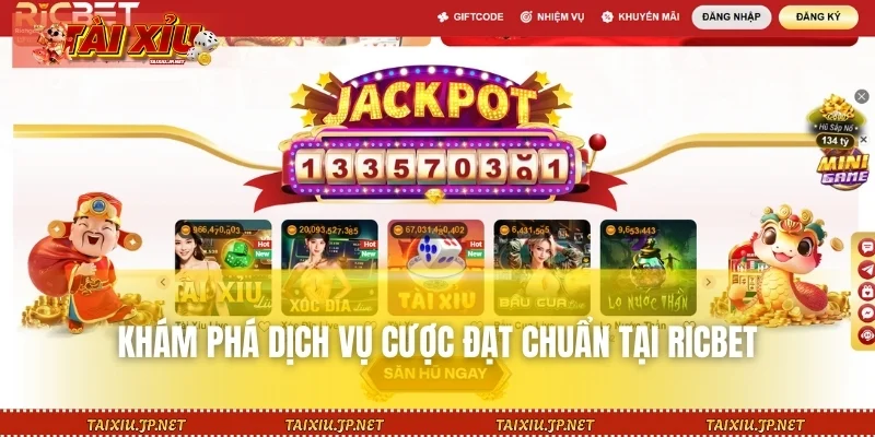 Khám phá dịch vụ cược đạt chuẩn tại RICBET