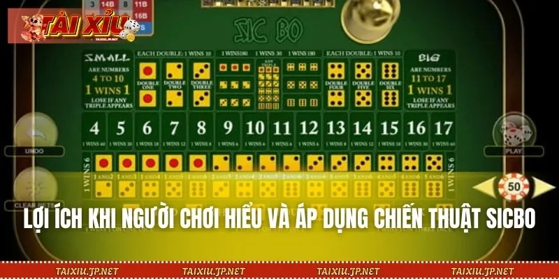 Lợi ích khi người chơi hiểu và áp dụng chiến thuật Sicbo